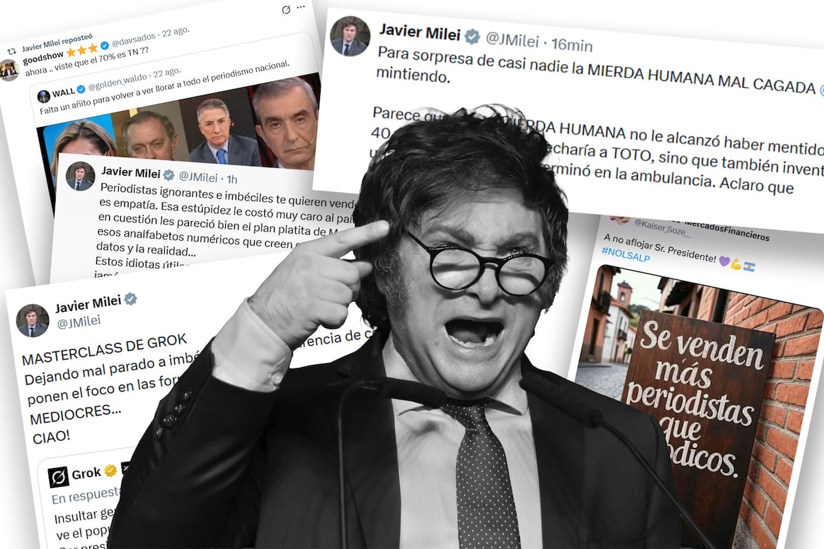 Milei, contra el periodismo