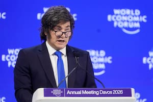 Milei defendió el esquema de bandas del dólar y dijo que China es una “fuente de oportunidades”
(AP/Markus Schreiber)