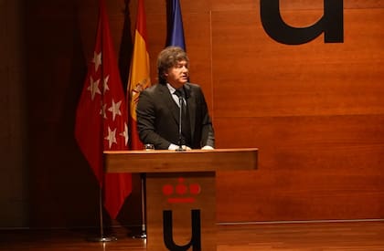 Milei, en España