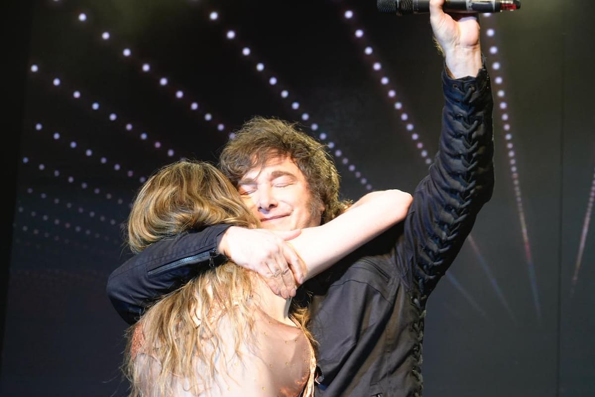 Milei, en el show de Fátima Florez en Mar del Plata