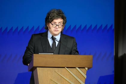 Javier Milei, en la Cámara de Comercio de Estados Unidos