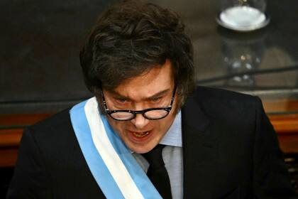 Milei en la inauguración de la 143ª sesión ordinaria del Congreso