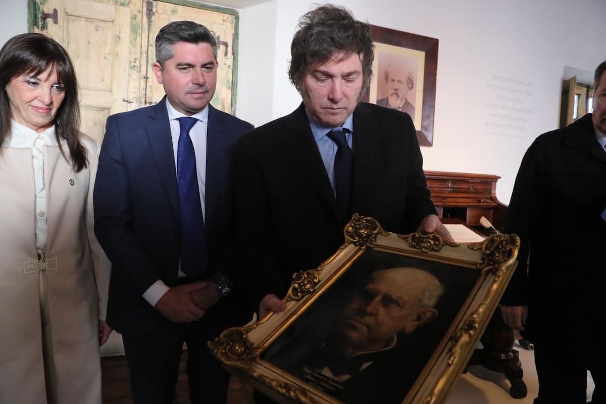 Milei en San Juan, donde presentó el nuevo plan de alfabetización