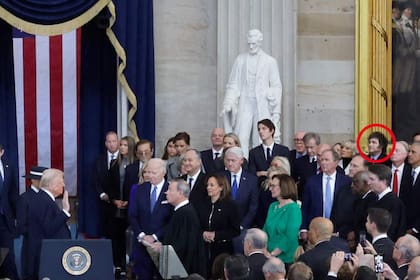 Milei fue uno de los principales invitados a la jura del presidente Trump en el Capitolio