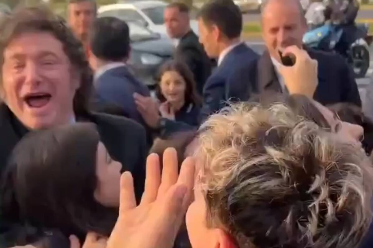 Milei hizo pogo con estudiantes