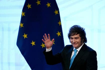 Milei, la semana pasada, en Asunción, cuando se selló el acuerdo comercial entre el Mercosur y la Unión Europea tras más de 20 años de negociaciones