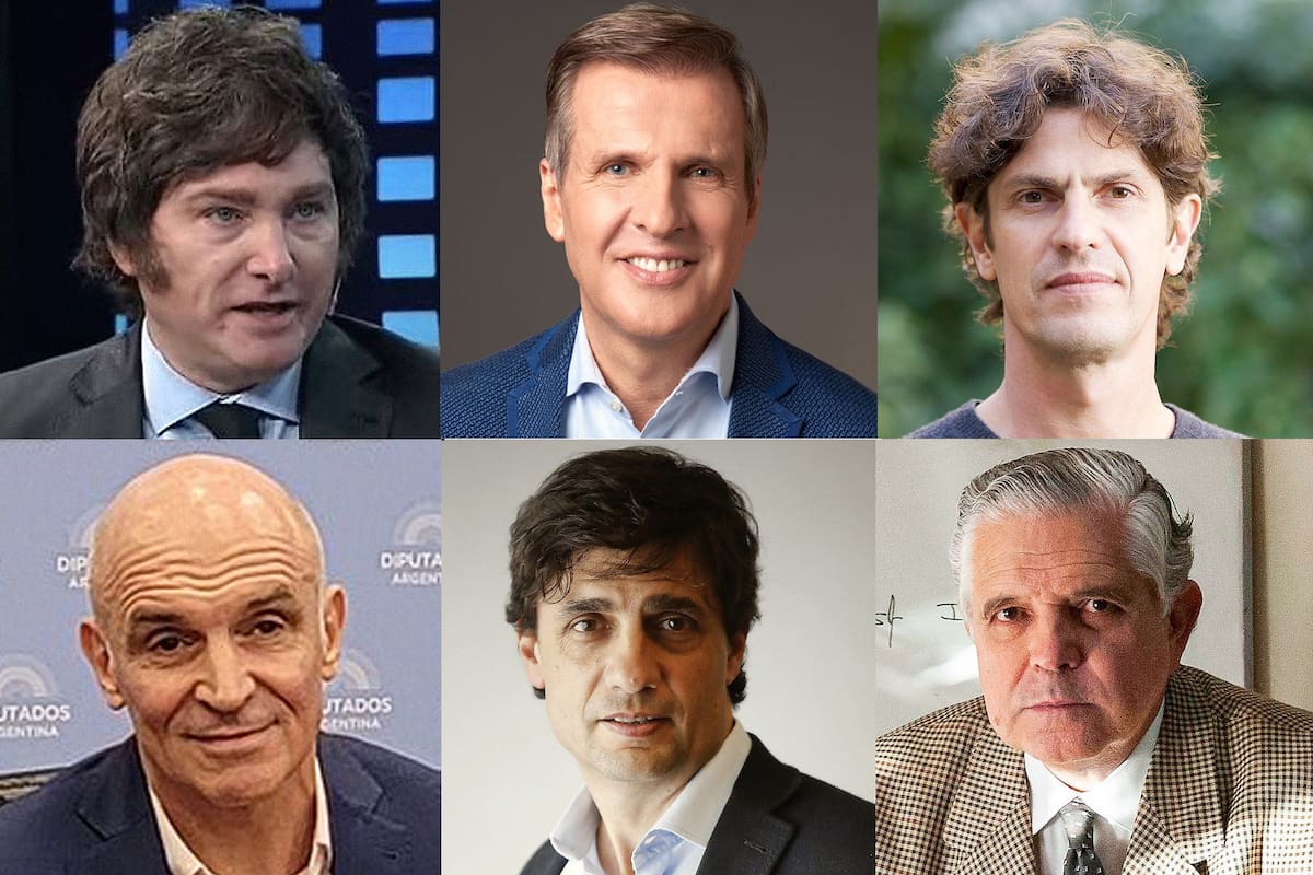Milei, Redrado, Lousteau, Espert, Lacunza y López Murphy
