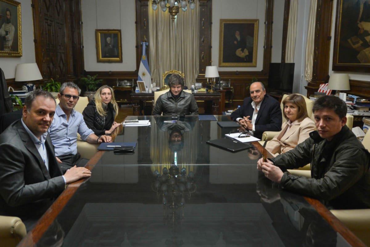 Milei reunió a su mesa política nacional este martes en la Casa Rosada