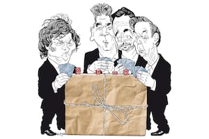 Milei, Ritondo, De Loredo y Pichetto