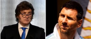 Los posteos de Milei tras la muerte del padre de Messi