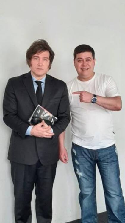 Milei y César Treffinger