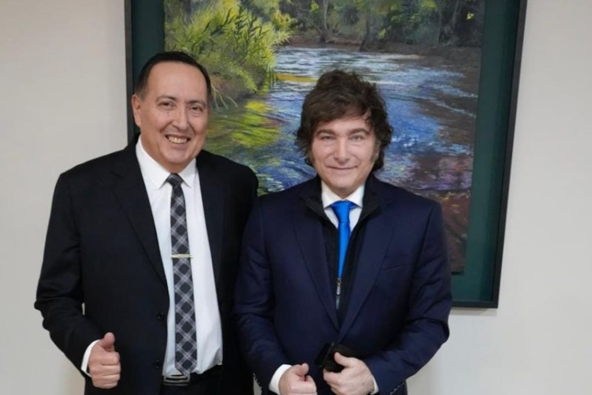 Milei y el pastor Jorge Ledesma