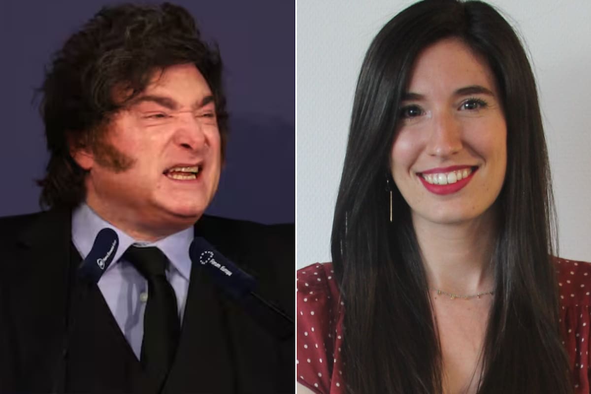 Milei y Julia Molina, la periodista de Cadena SER