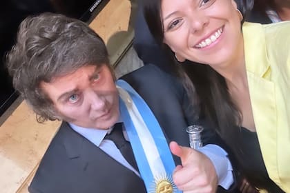 Milei y la diputada Orozco