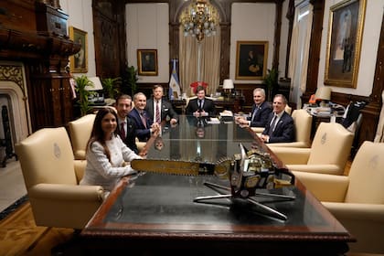 Milei y Landau, este viernes en Casa Rosada