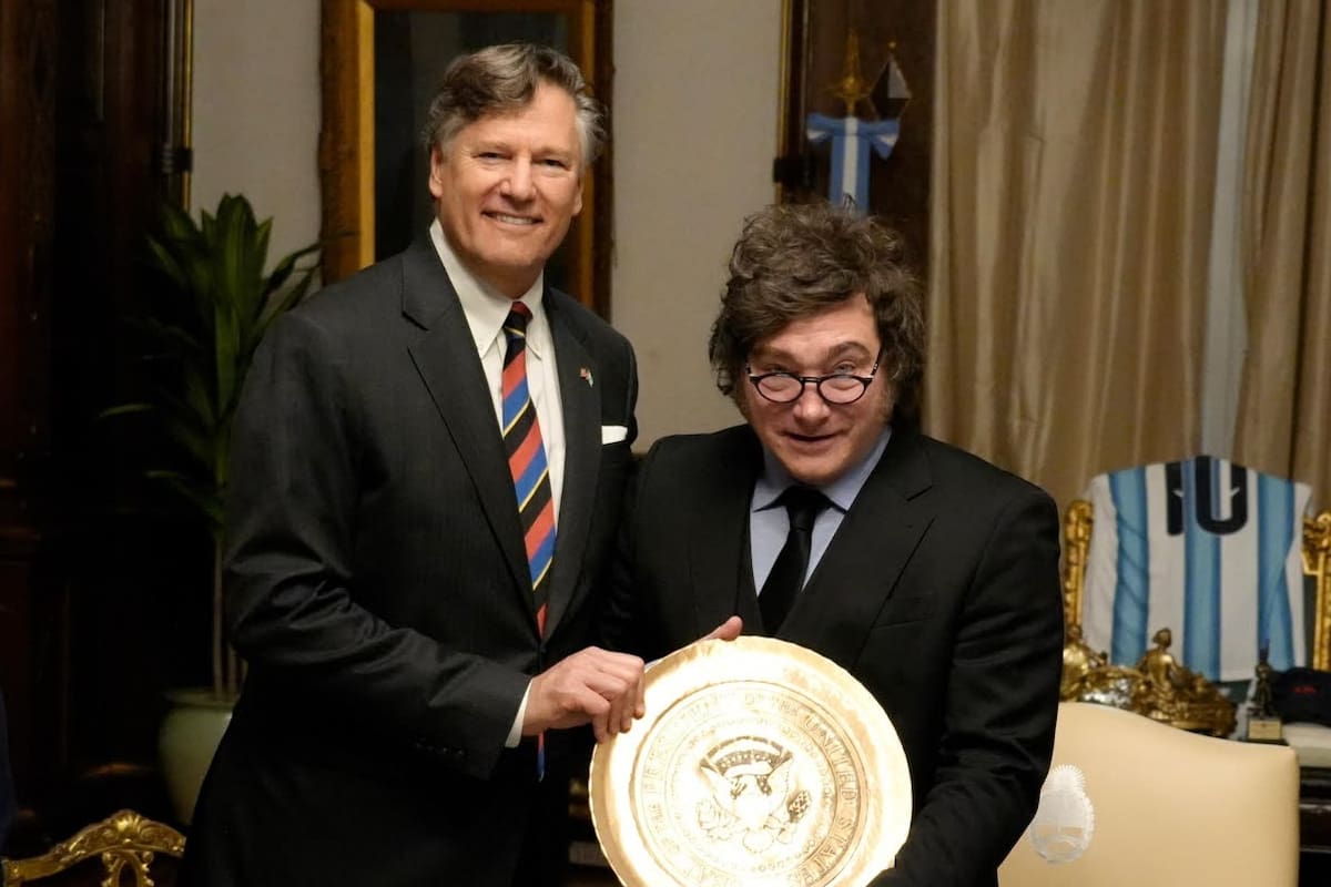 Milei y Landau, este viernes en Casa Rosada