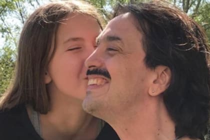 Milena despidió a su papá con varias fotos juntos y una cita de Gustavo Cerati