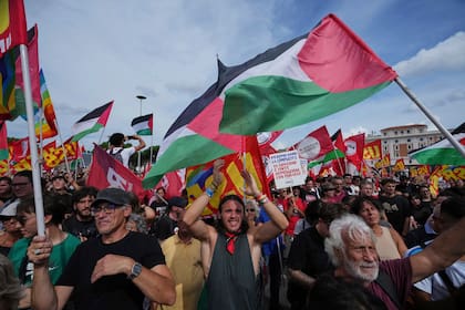 Miles de trabajadores italianos hacen huelga en solidaridad con Gaza
