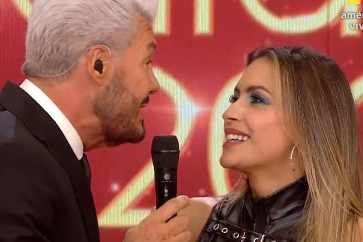 Milett Figueroa y Marcelo Tinelli