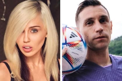 Miley Cyrus y Dibu Martínez, unidos por un mismo y polémico gesto