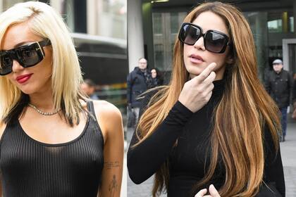 Miley Cyrus y Shakira, idolas mundiales.