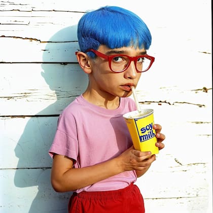Milhouse retratado por una inteligencia artificial