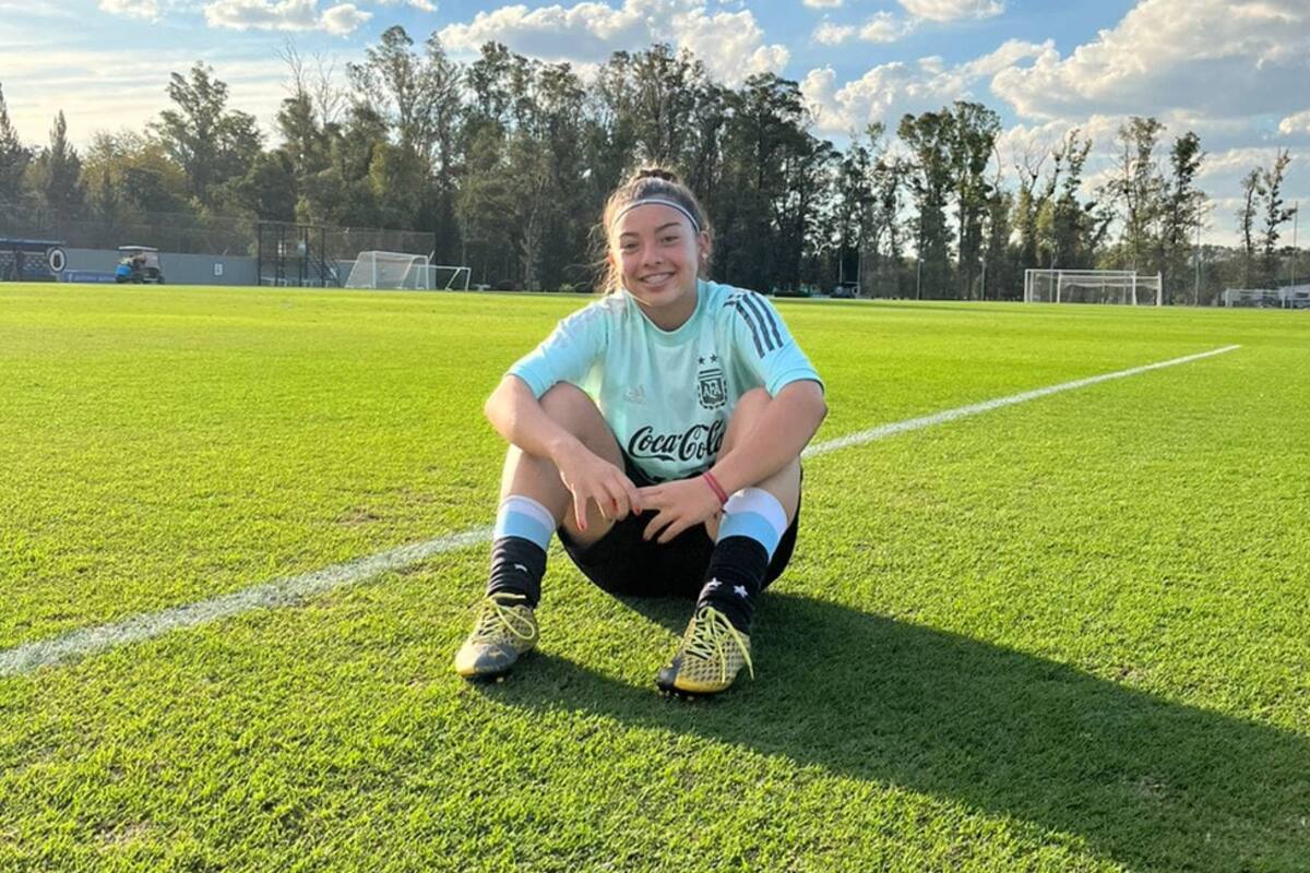 Mili Acevedo, integrante de la selección femenina Sub 17