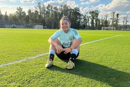 Mili Acevedo, integrante de la selección femenina Sub 17