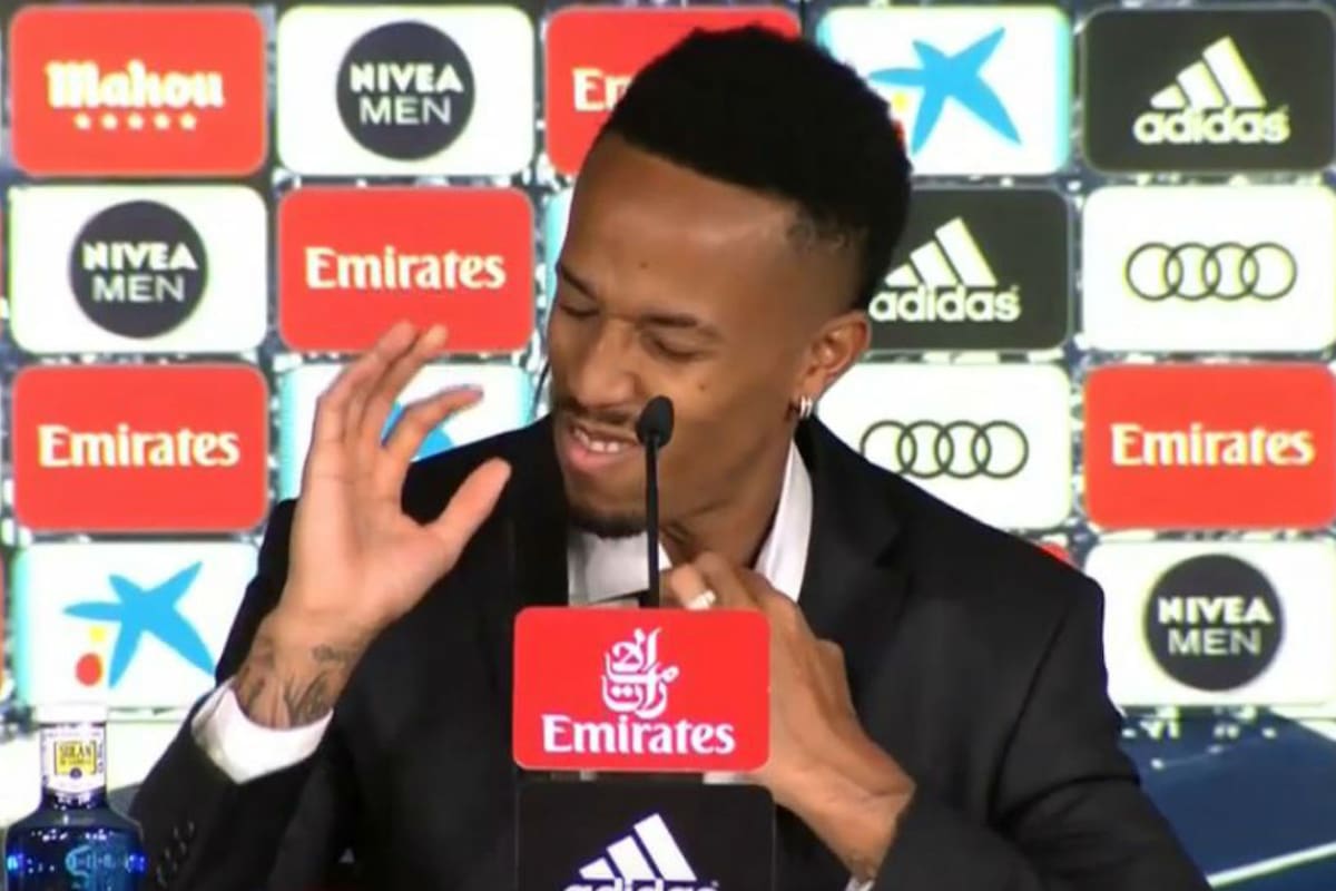 Militao debió suspender antes de lo previsto su presentación en Madrid