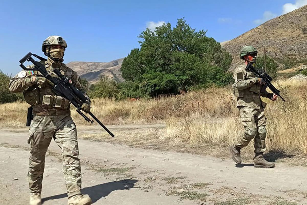 Militares de Azerbaiyán en Nagorno Karabaj