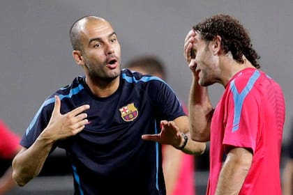 Cuatro años en las manos de Guardiola... "Le pusieron la etiqueta del tiki-taka, pero si tuviera que destacar un rasgo, te diría que es un fanático de cómo defender", dice Milito sobre Pep