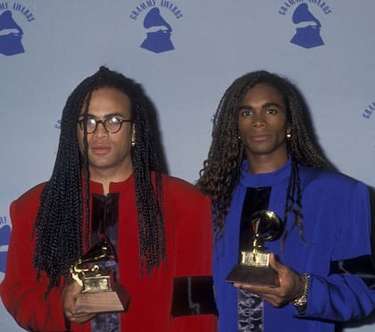 Milli Vanilli se llevó el Grammy a Mejor Artista Nuevo en 1990
