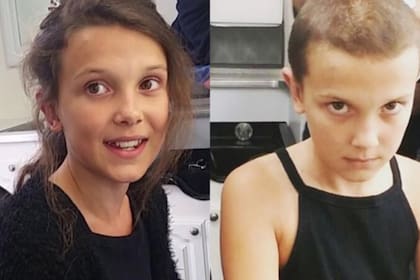 Millie Bobby Brown tenía 12 años cuando se rapó la cabeza para interpretar a Eleven en Stranger Things