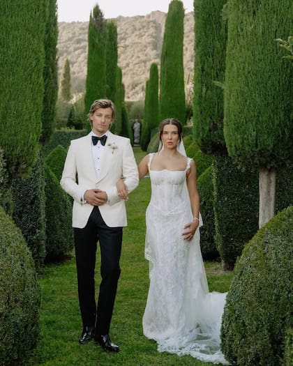 Millie Bobby Brown y Jake Bongiovi eligieron Villa Cetinale en Sovicille, Toscana, para celebrar su boda