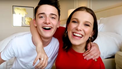 Millie Bobby Brown y Noah Schnapp suelen hacer videos juntos en YouTube