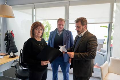 Milman y Ritondo, junto a Patricia Bullrich