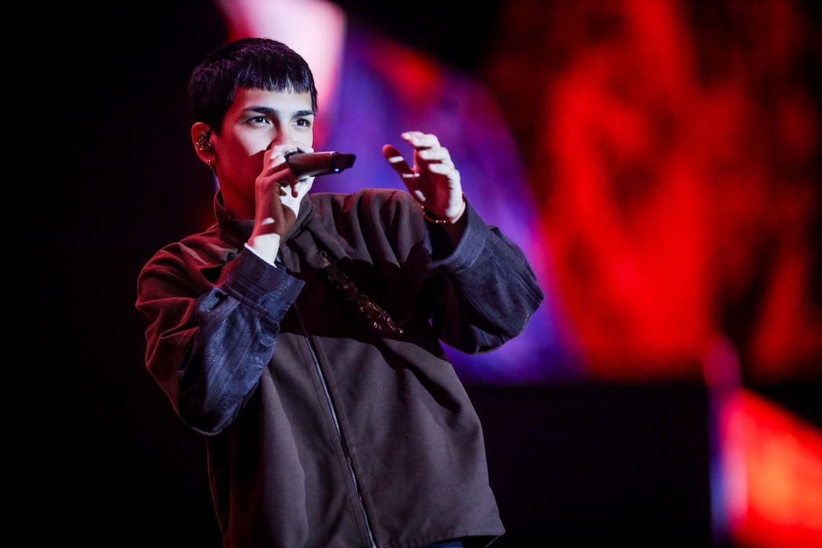 Milo J en el primero de sus shows en el Estadio de Vélez
