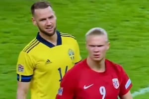 Milosevic niega haber provocado a Haaland durante el enfrentamiento entre Suecia y Noruega en la Nations League