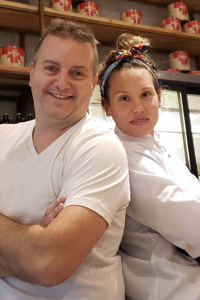 Milton Bertoni y Stefy Langford, los creadores de Biasatti, la Tratto de Belgrano donde la especialidad son los sabores italianos
