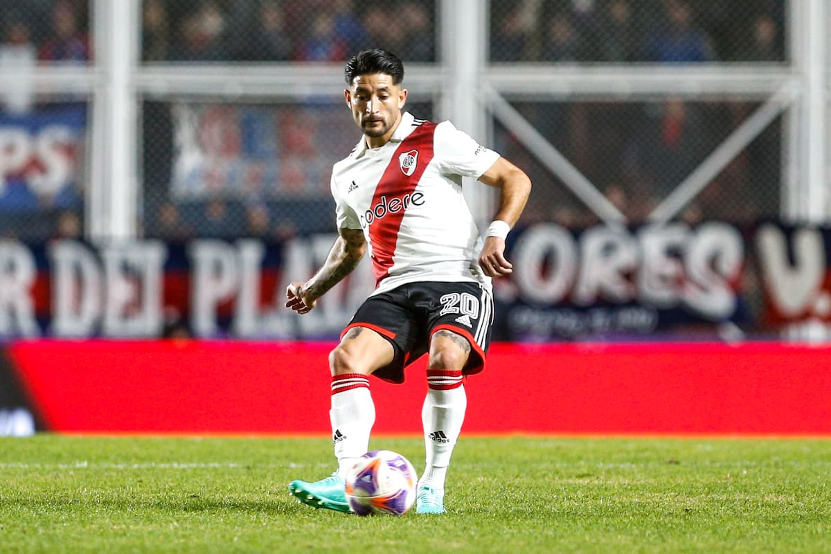 Milton Casco, el defensor lateral de River que más partidos y más minutos protagonizó en el año: 39 y 3180, respectivamente.