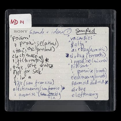 Minidisc de Thom Yorke