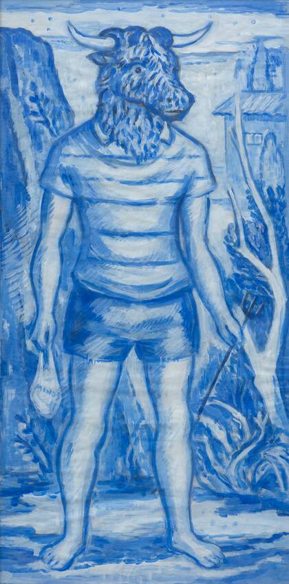 "Minotauro azul" (c. 2015), de Nahuel Vecino. Base: US$: 1500