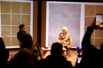 Minujín dialogó con Álvaro Rufiner