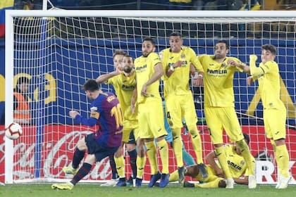 Minuto 90. Barcelona pierde 4-2 y Messi pone la pelota arriba contra el palo del arquero