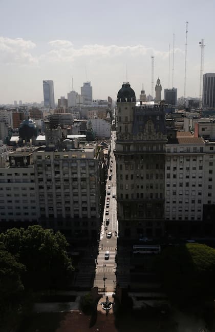 El ritmo de las calles de la ciudad visto desde las alturas