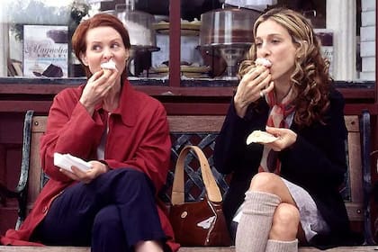 Miranda y Carrie en Magnolia Bakery: otros tiempos