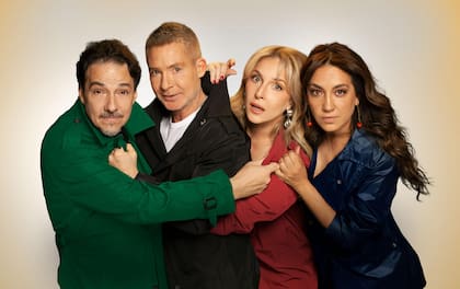 Mirás, Suar, Peterson y Vega, el elenco de Sottovoce