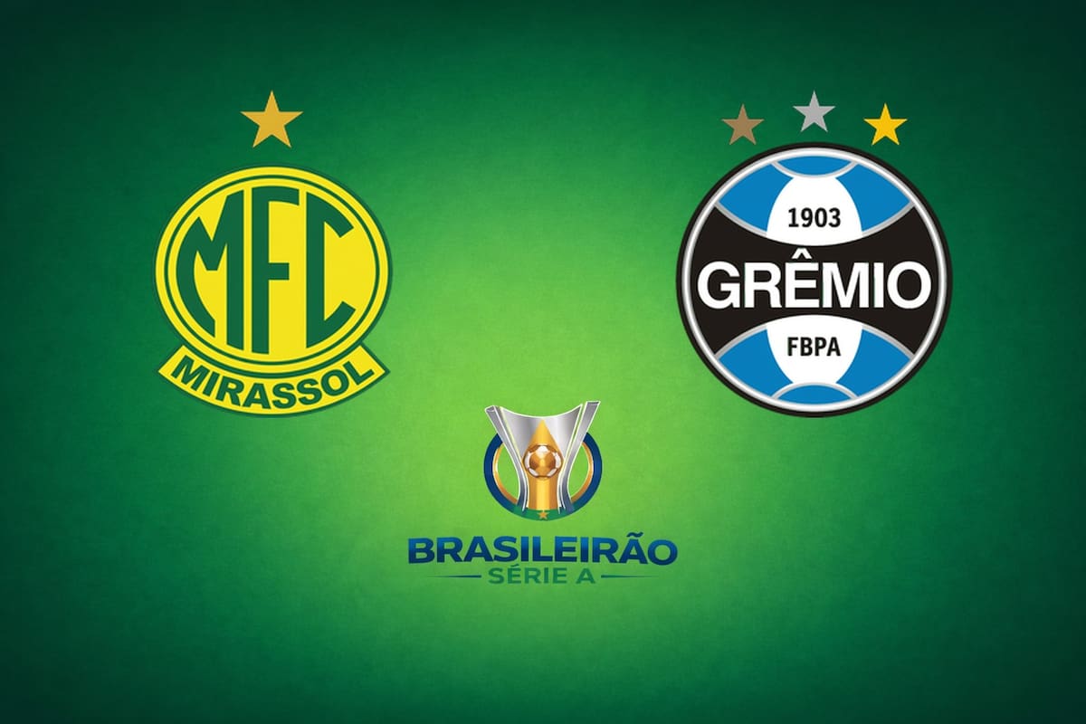 Mirassol venció 2-1 a Grêmio, por el Brasileirao Serie A 2026