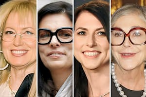 Miriam Adelson, Francoise Bettencourt Meyers, Mackenzie Scott y Alice Walton