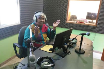 Miriam, durante una de sus clases